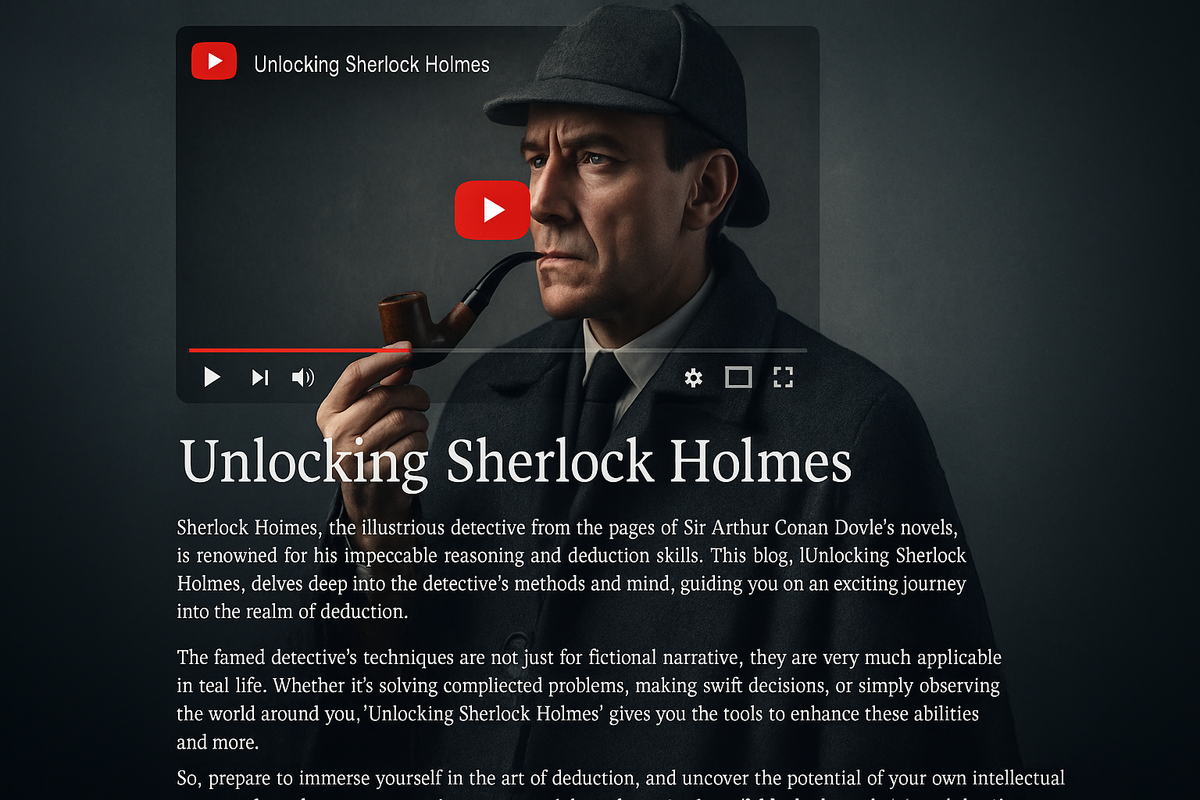 unlocking sherlock Holmes