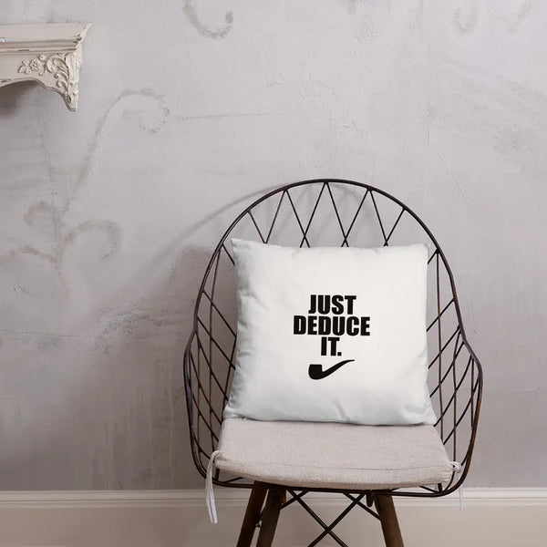 Sherlock Holmes Just Deduce it. Pillow - The Sherlock Holmes Company