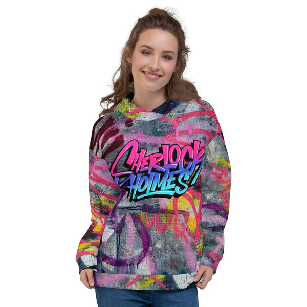 Sherlock Unisex Hoodie | Graffiti Unisex Hoodie | Sherlock Holmes