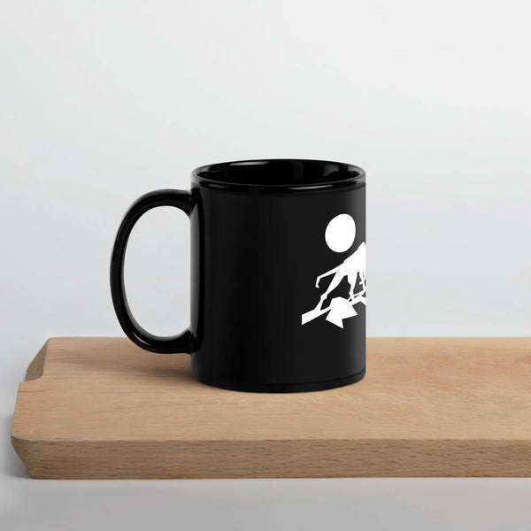 Black Glossy Mug | Black Sherlock Mug | Sherlock Holmes