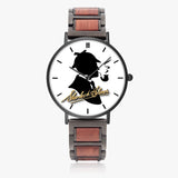 Classic Silhouette Watch | Wooden Strap Quartz Watch | Sherlock Holmes