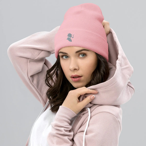 Sherlock Holmes - Pink Cuffed Beanie - The Sherlock Holmes Company