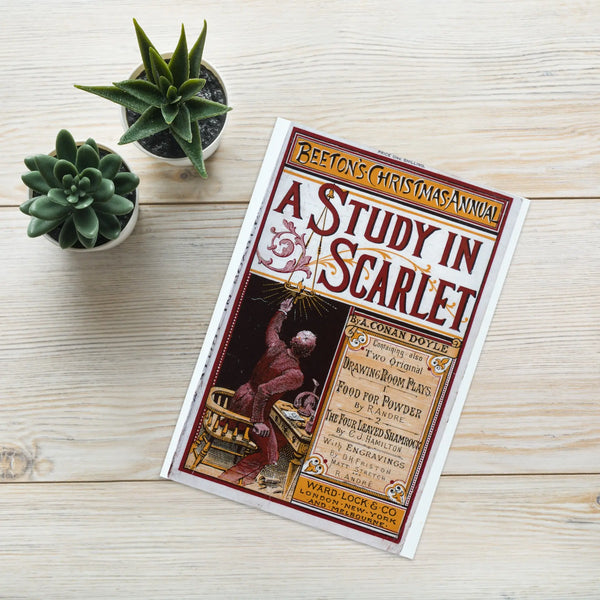Study Scarlet Card | Scarlet Greeting Card | Sherlock Holmes