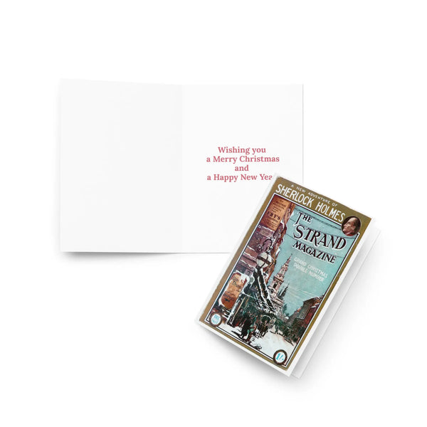 Sherlock Holmes Card | Christmas Greeting Card | Sherlock Holmes