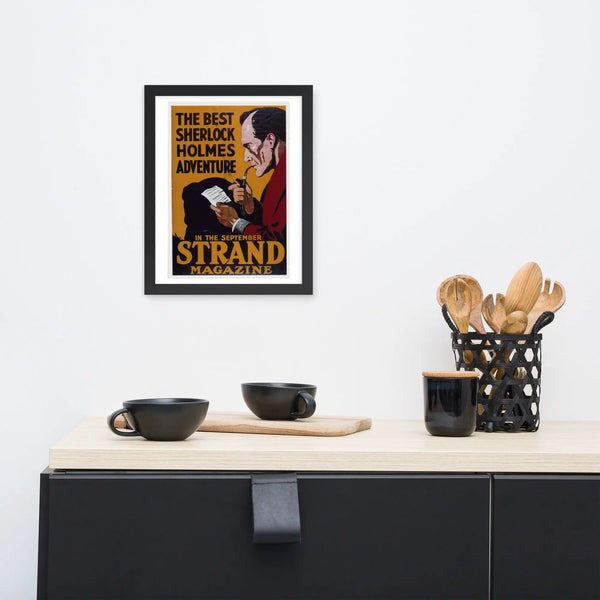 Sherlock Holmes Poster | Strand Framed Poster | Sherlock Holmes