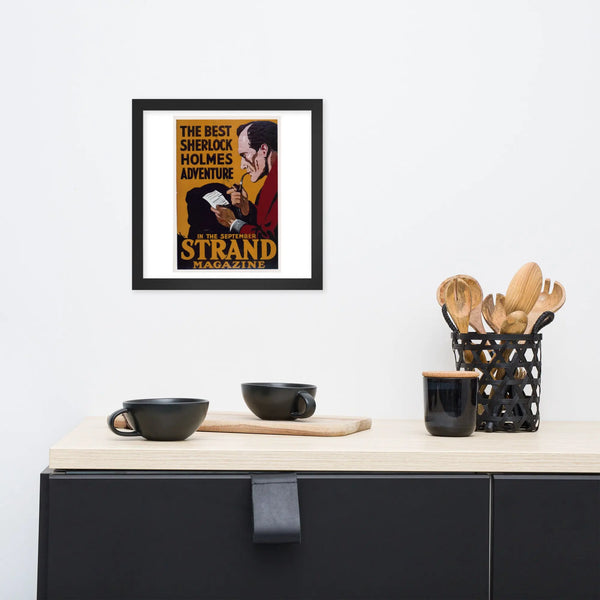 Sherlock Holmes Poster | Strand Framed Poster | Sherlock Holmes