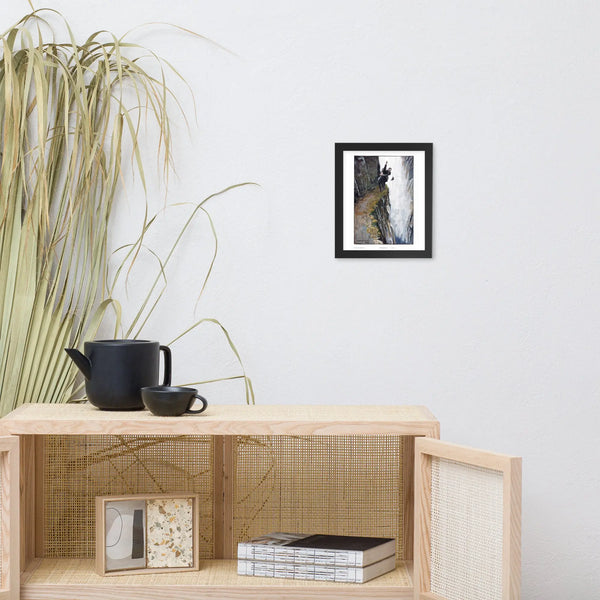 Framed Sherlock Poster | Reichenbach Falls Poster | Sherlock Holmes