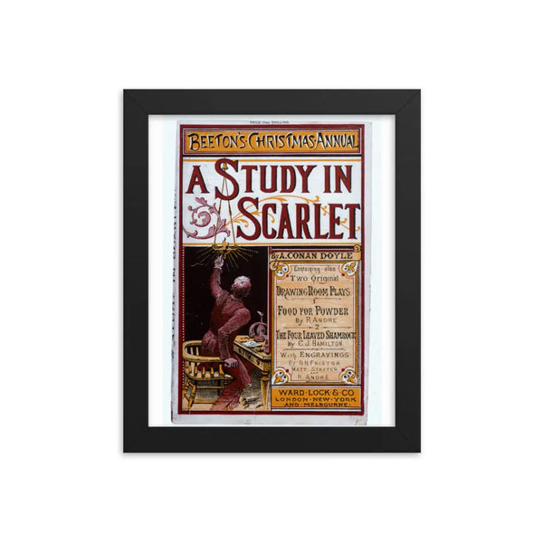 Holmes Framed Poster | Scarlet Framed Poster | Sherlock Holmes