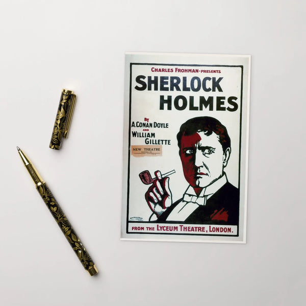 Gillette Lyceum Postcard | Sherlock Lyceum Postcard | Sherlock Holmes