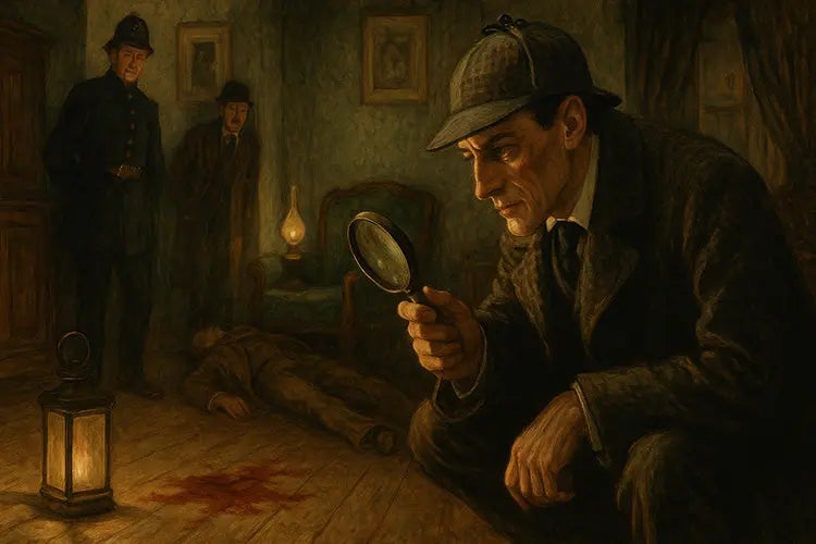Abductive Reasoning by Sherlock Holmes