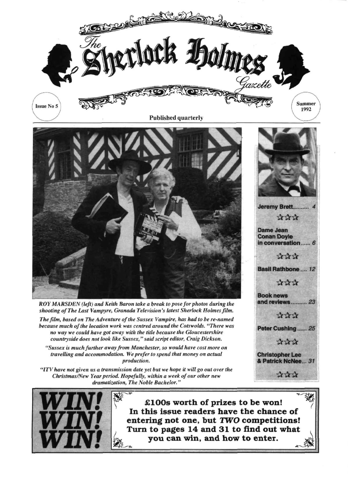 Sherlock Holmes Gazette - Issue 05 - Digital Download - The Sherlock Holmes Company
