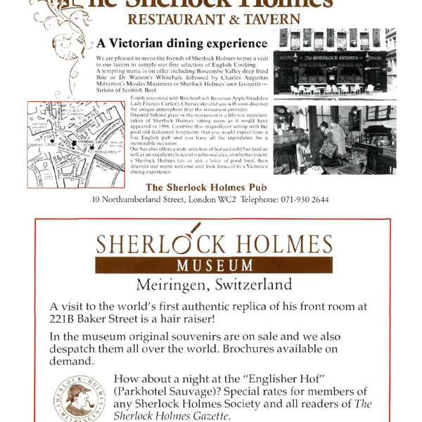 Sherlock Holmes Gazette - Issue 06 - Digital Download - The Sherlock Holmes Company