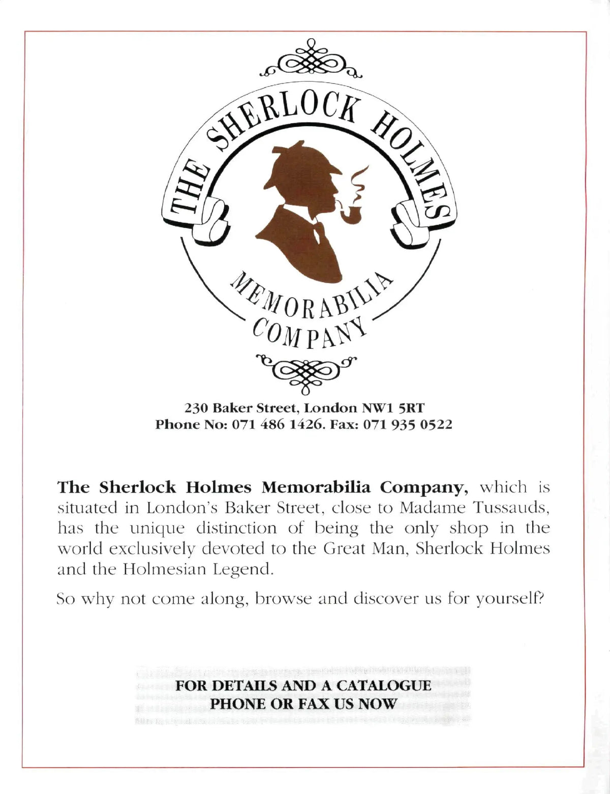Sherlock Holmes Gazette - Issue 07 - Digital Download - The Sherlock Holmes Company