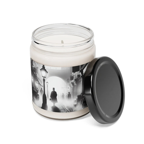 Sherlock Holmes Coconut Cream + Cardamom Scented Soy Candle, 9oz - The Sherlock Holmes Company