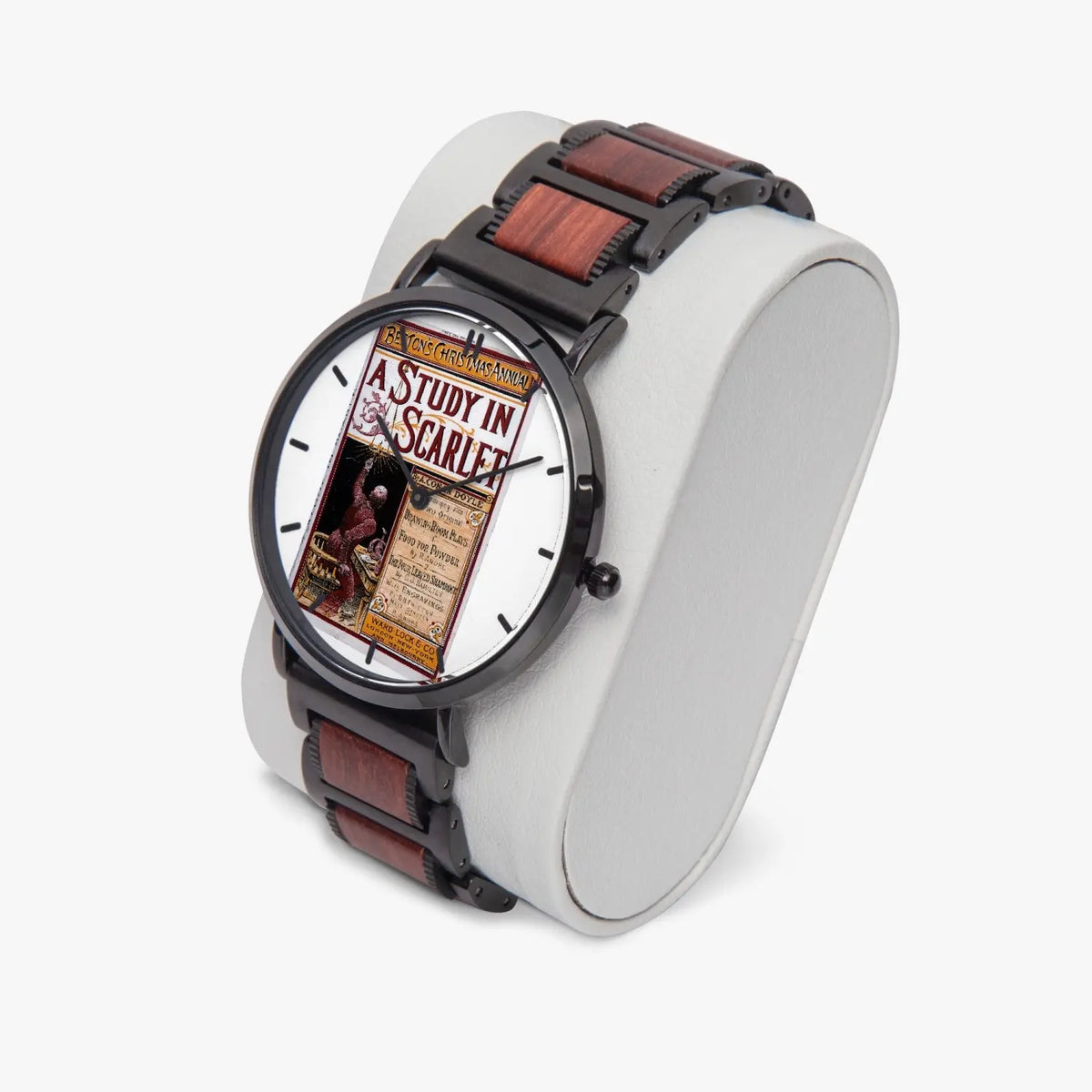 Wooden Quartz Watch | Strap Quartz Watch | Sherlock Holmes