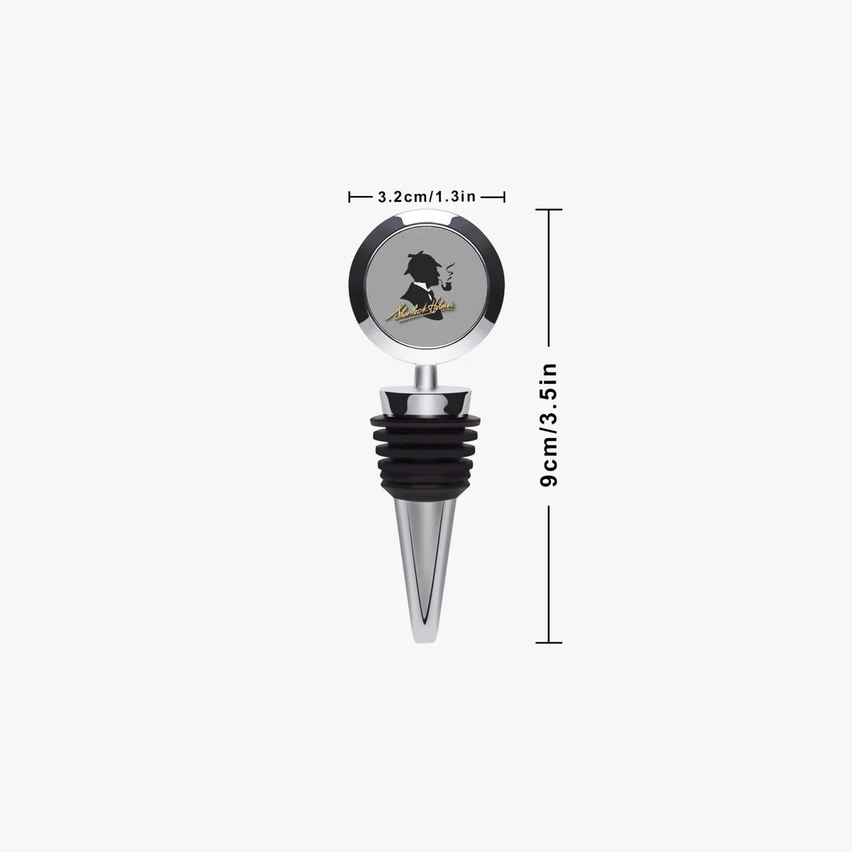 Sherlock Wine Stopper | Holmes Wine Stopper | Sherlock Holmes