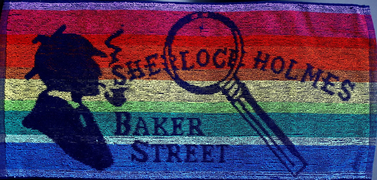 Men's Holmes Towel | Sherlock Holmes Bar Towel | Sherlock Holmes