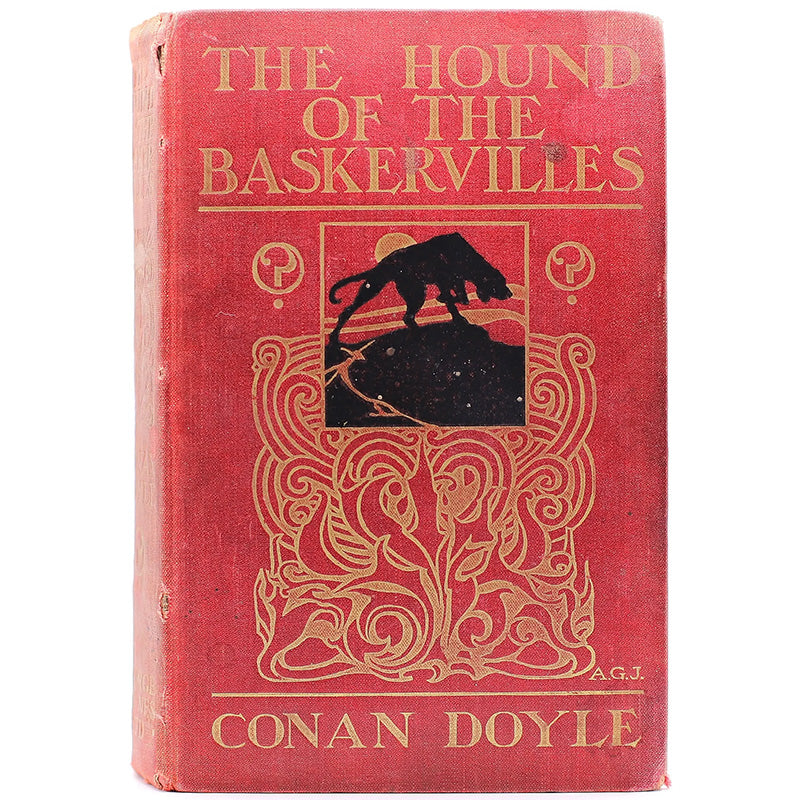 Rare 1st Edition - Sherlock Holmes Novel of The Hound of the Baskervilles, Arthur Conan Doyle, Published by George Newnes, Limited, London, 1902
