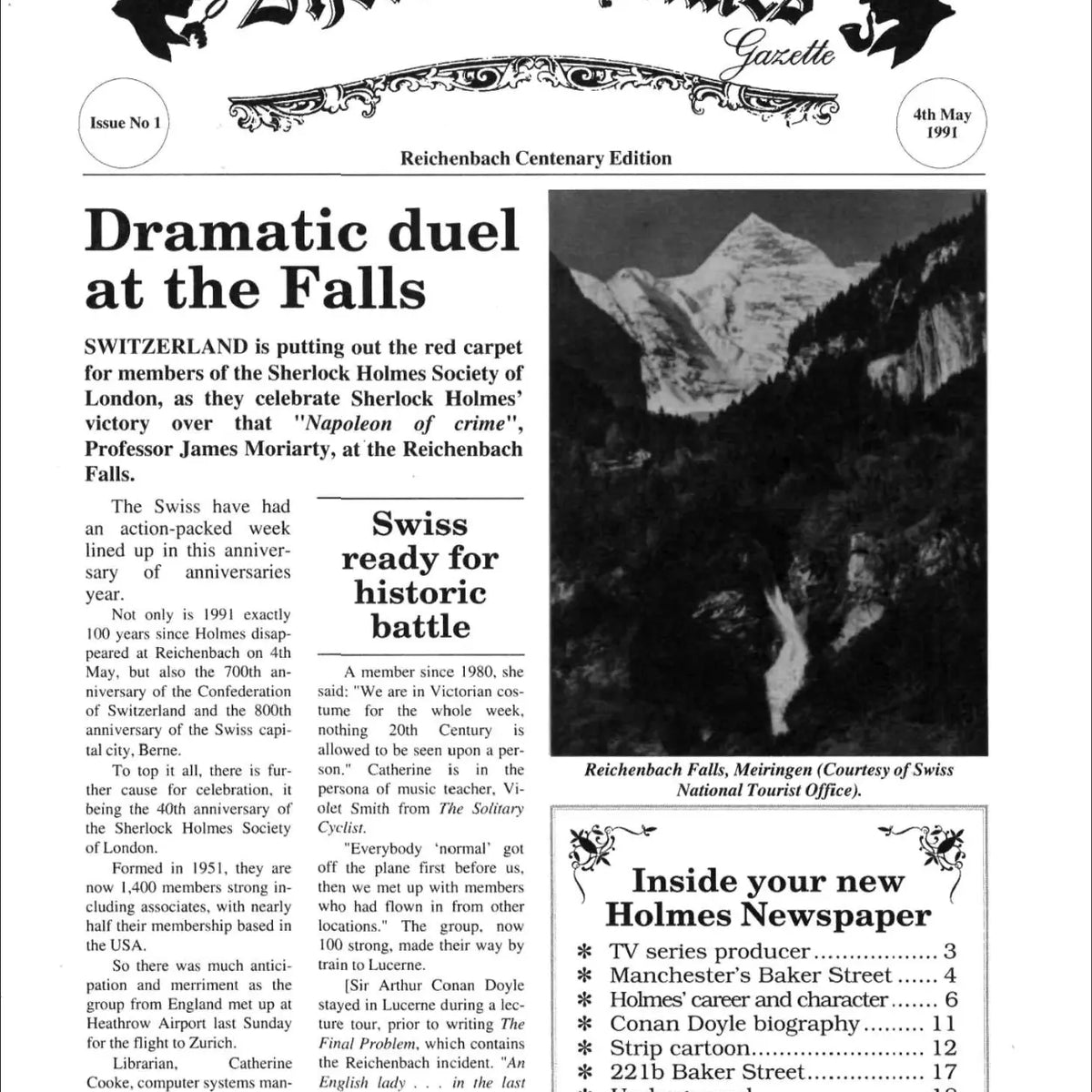Sherlock Holmes Gazette - Issue 01 - Collector's Magazine - The Sherlock Holmes Company