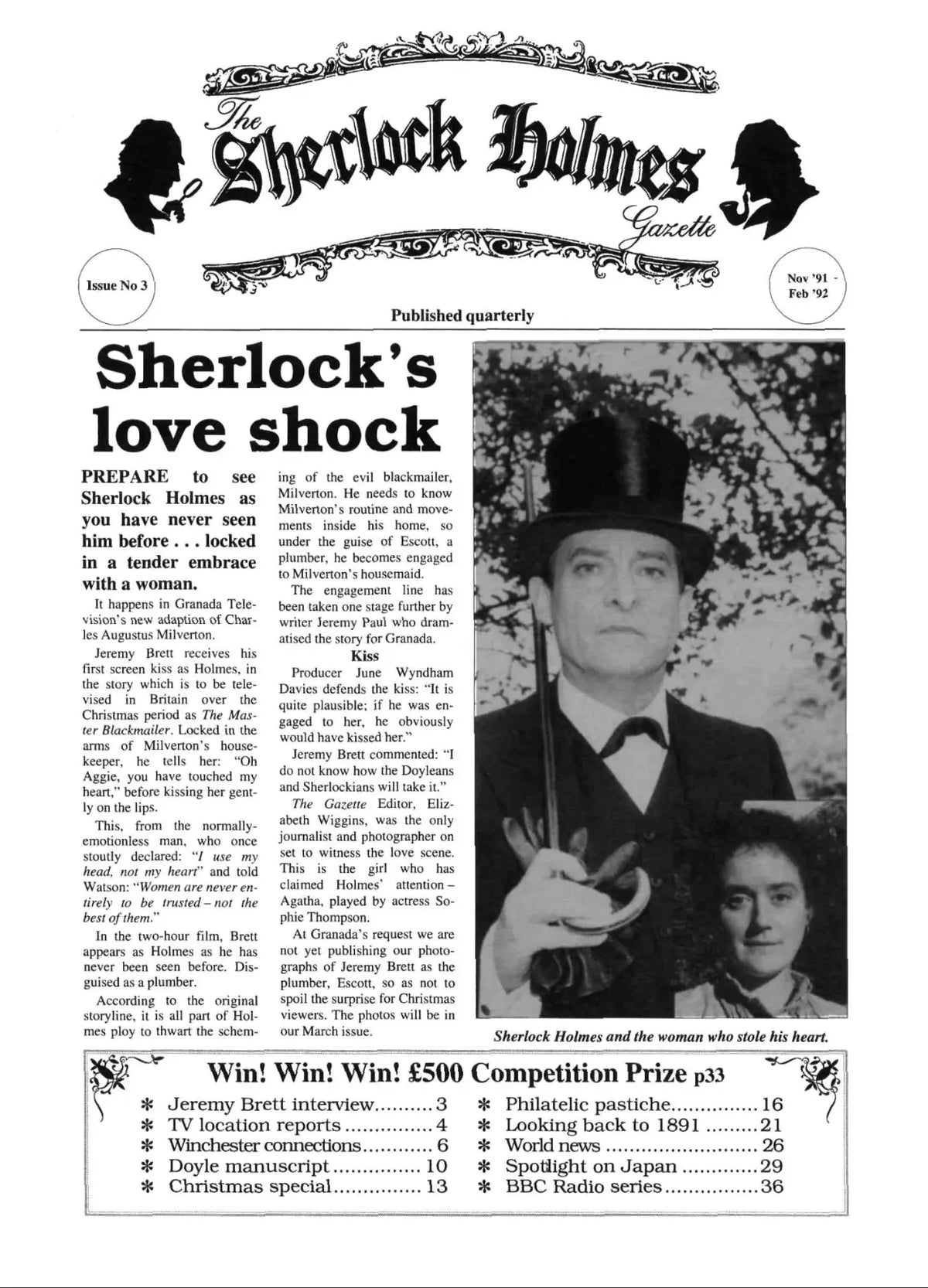 The Sherlock Holmes Gazette - Issue 03 - Digital Download - The Sherlock Holmes Company