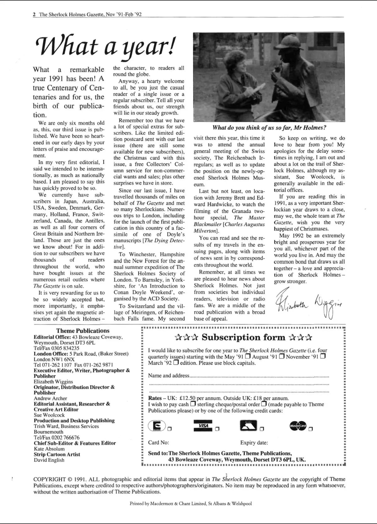 The Sherlock Holmes Gazette - Issue 03 - Digital Download - The Sherlock Holmes Company