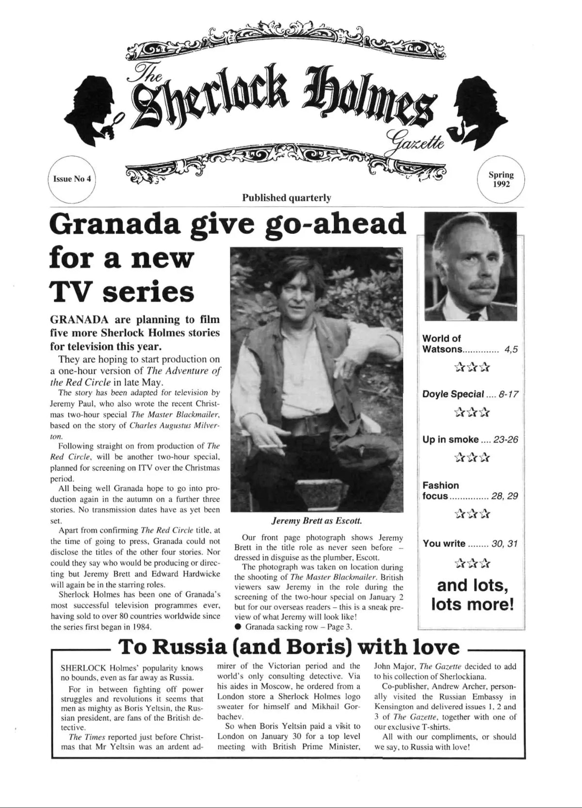 The Sherlock Holmes Gazette - Issue 04 - Digital Download - The Sherlock Holmes Company