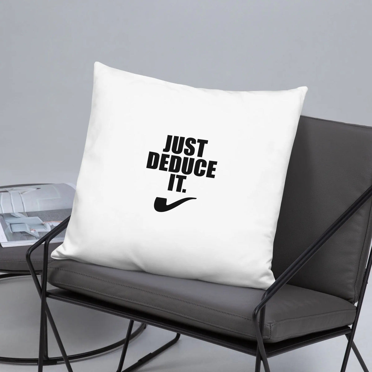 Sherlock Holmes Just Deduce it. Pillow - The Sherlock Holmes Company