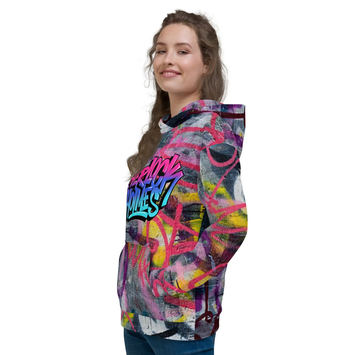 Sherlock Unisex Hoodie | Graffiti Unisex Hoodie | Sherlock Holmes