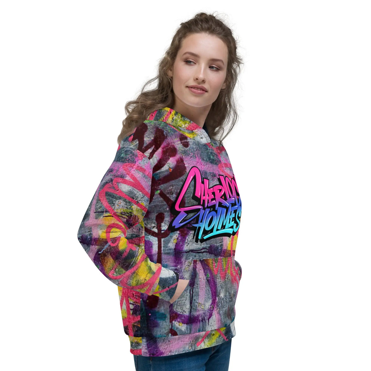 Sherlock Unisex Hoodie | Graffiti Unisex Hoodie | Sherlock Holmes