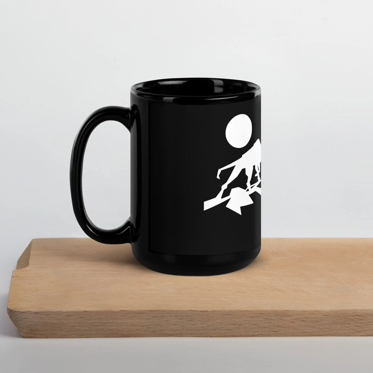 Black Glossy Mug | Black Sherlock Mug | Sherlock Holmes