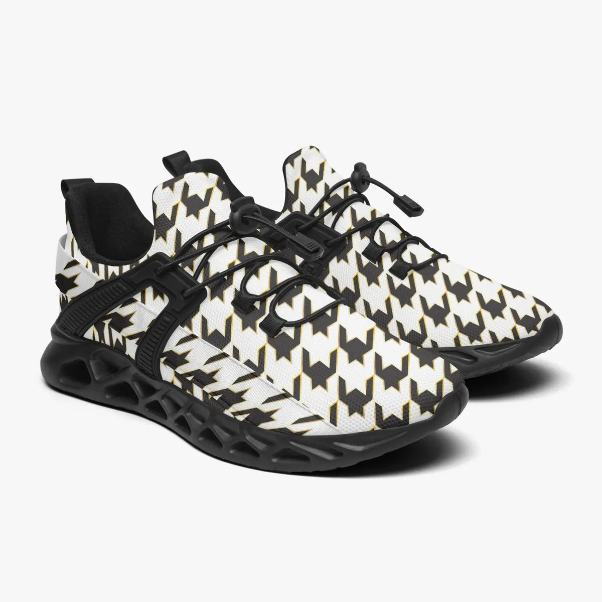 Unisex Houndstooth Running Shoes - The Sherlock Holmes Company
