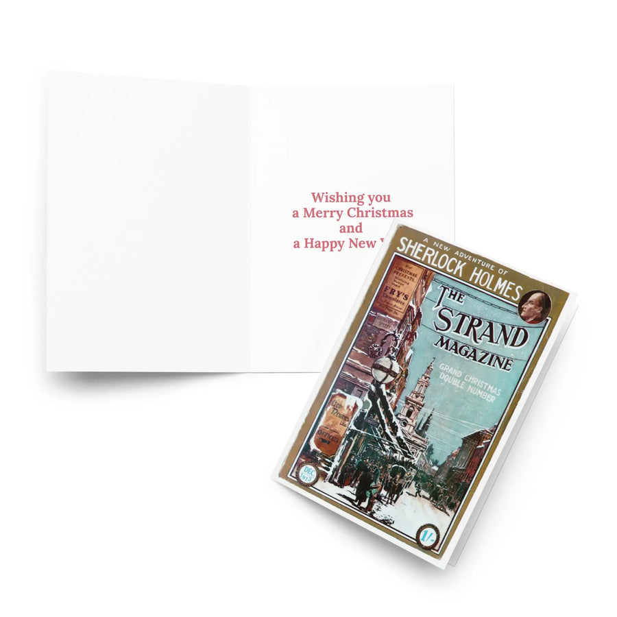 Sherlock Holmes Card | Christmas Greeting Card | Sherlock Holmes