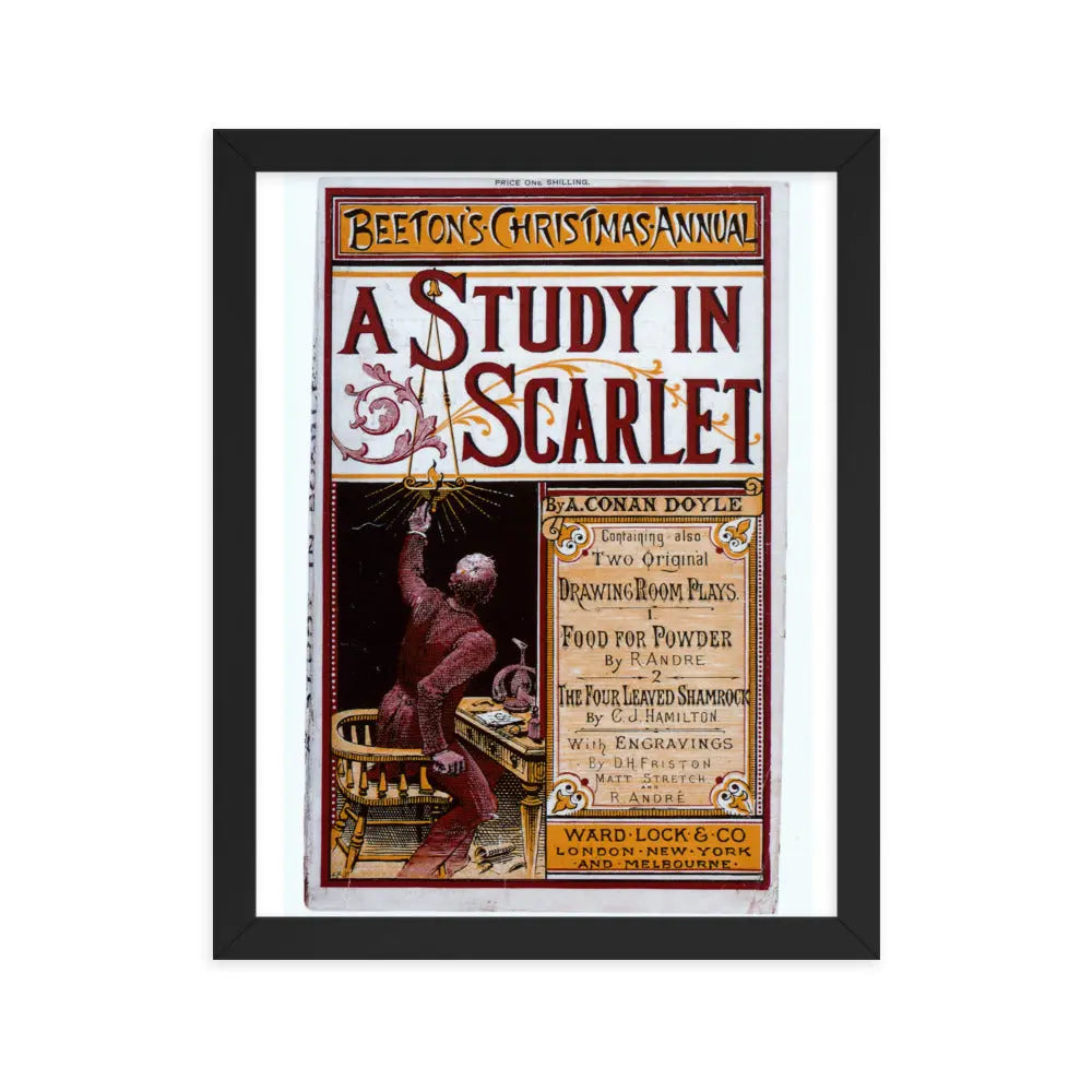 Holmes Framed Poster | Scarlet Framed Poster | Sherlock Holmes