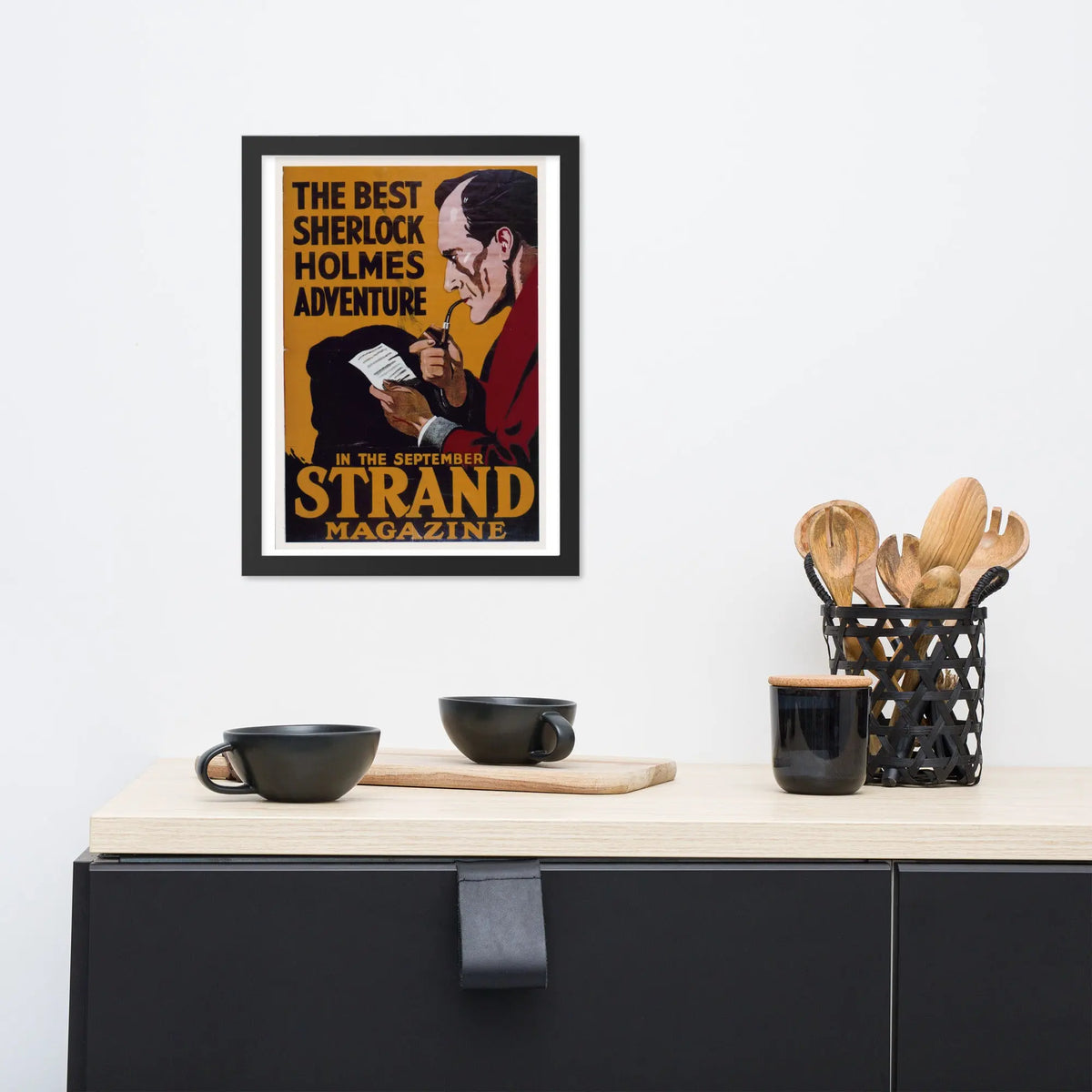 Sherlock Holmes Poster | Strand Framed Poster | Sherlock Holmes