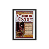 Holmes Framed Poster | Scarlet Framed Poster | Sherlock Holmes