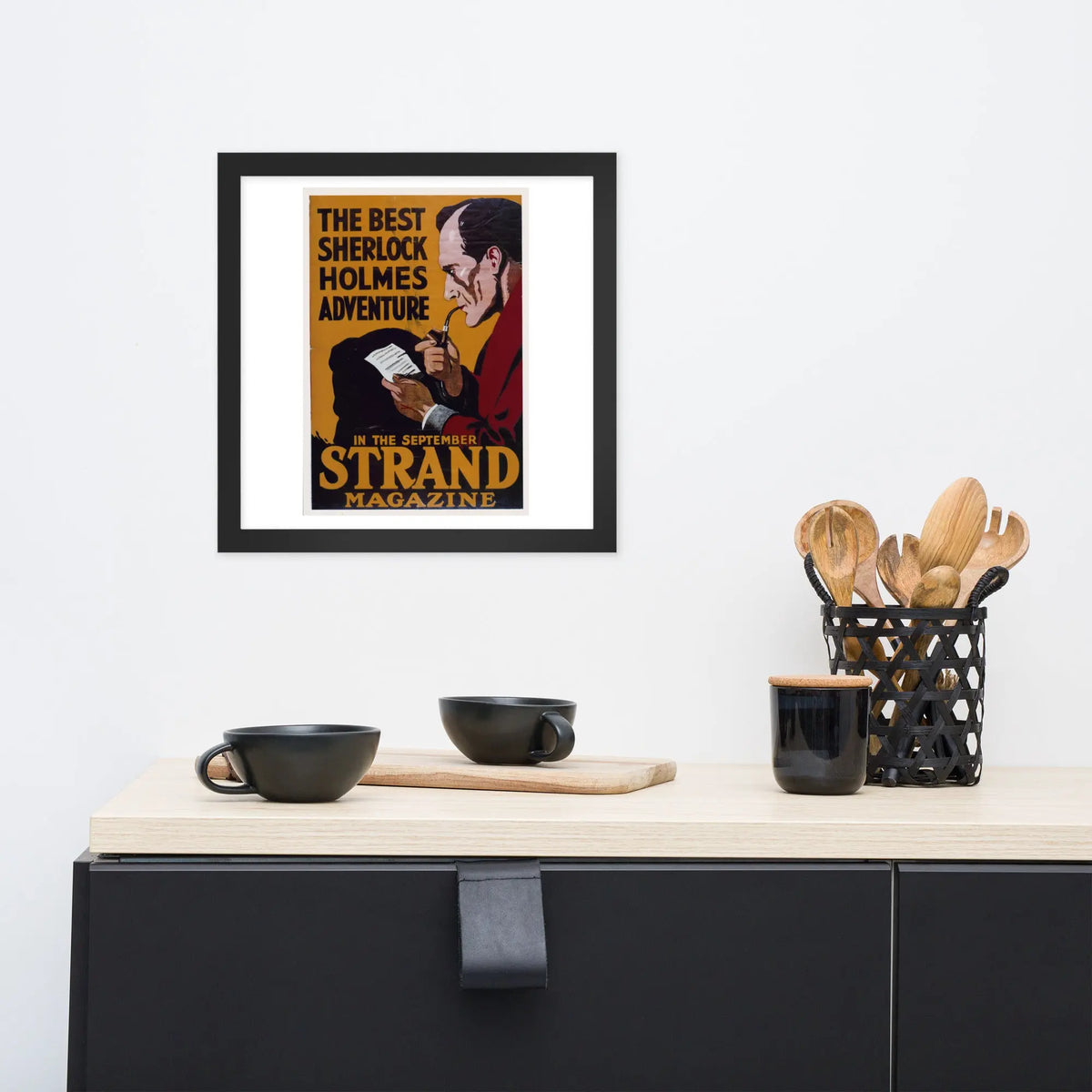 Sherlock Holmes Poster | Strand Framed Poster | Sherlock Holmes