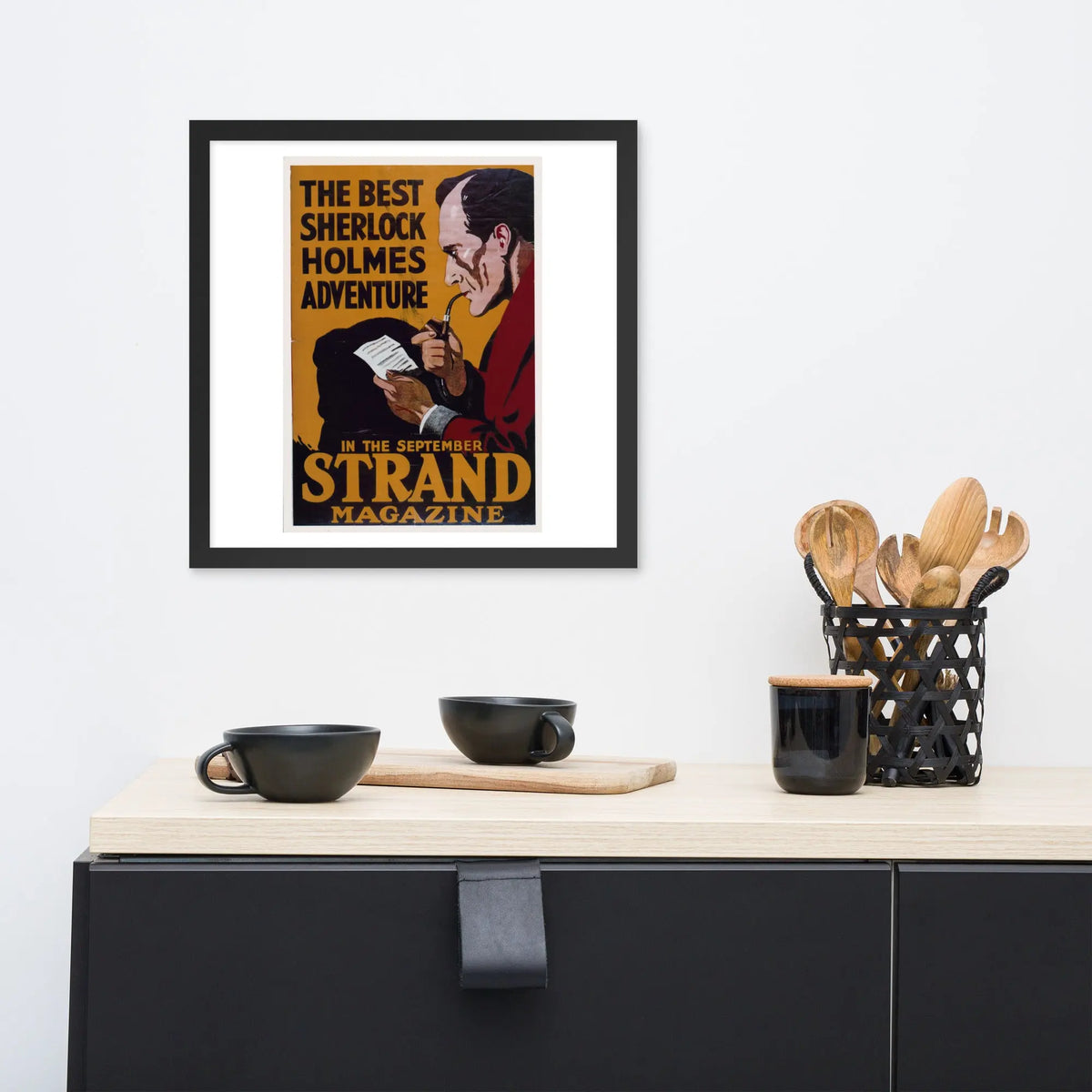 Sherlock Holmes Poster | Strand Framed Poster | Sherlock Holmes