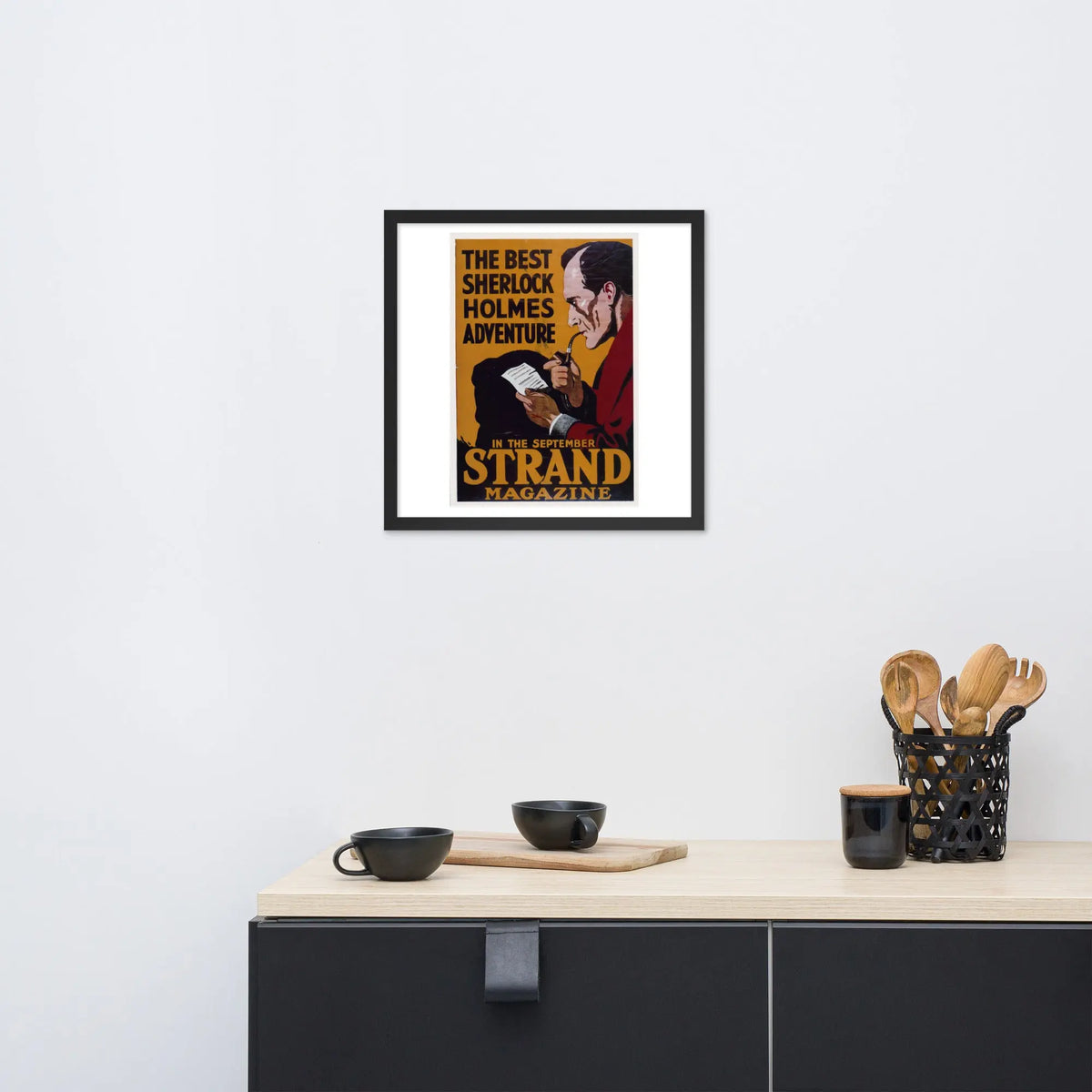 Sherlock Holmes Poster | Strand Framed Poster | Sherlock Holmes