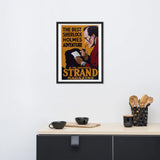 Sherlock Holmes Poster | Strand Framed Poster | Sherlock Holmes