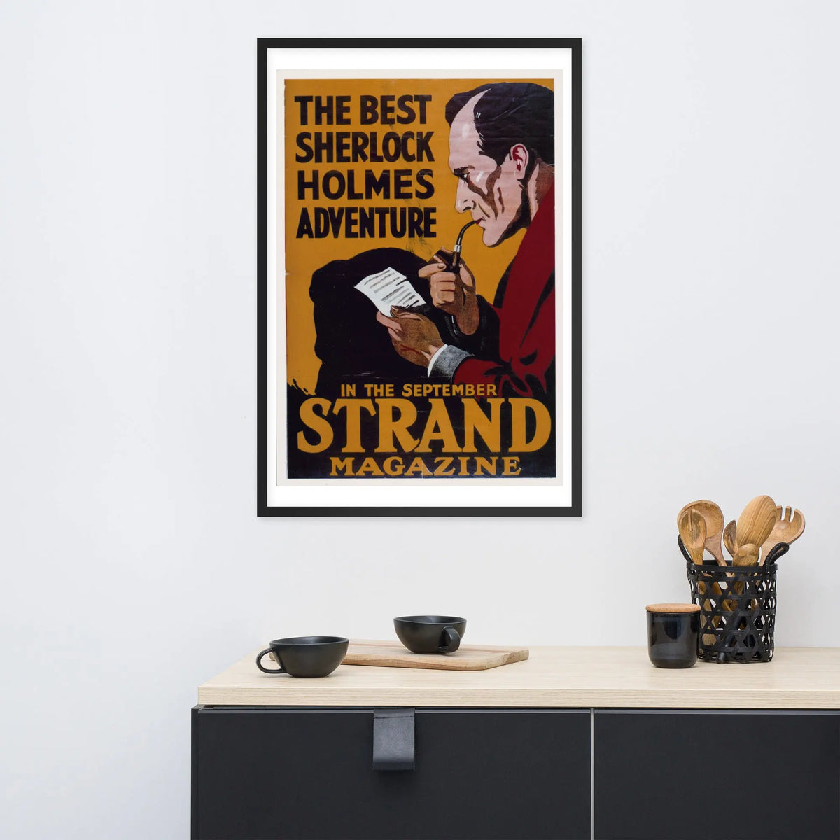Sherlock Holmes Poster | Strand Framed Poster | Sherlock Holmes