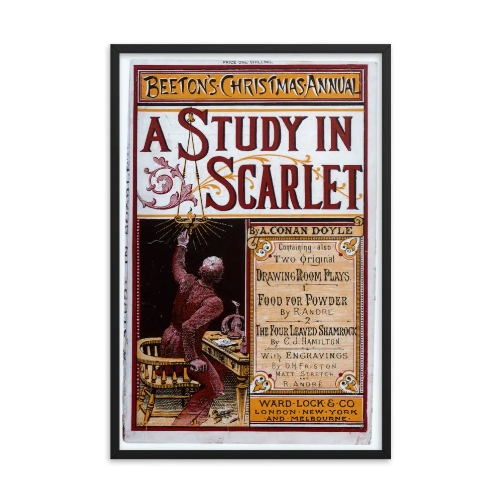 Holmes Framed Poster | Scarlet Framed Poster | Sherlock Holmes