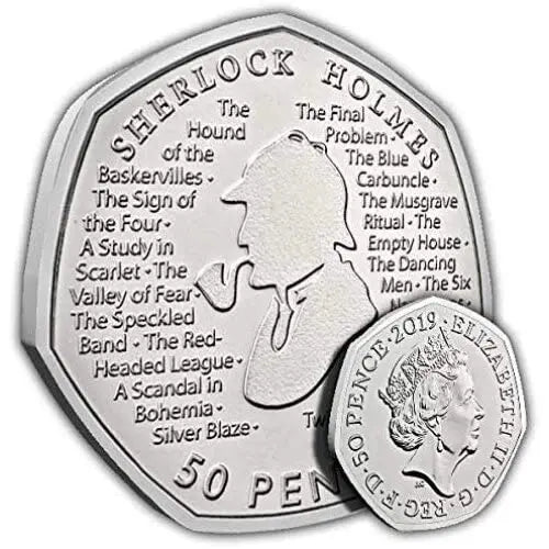 Sherlock Holmes Coin | Coin From Sealed Mint Bag | Sherlock Holmes