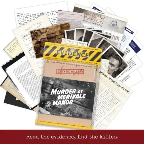 Murder at Merivale Manor Game | Murder Mystery Game | Sherlock Holmes
